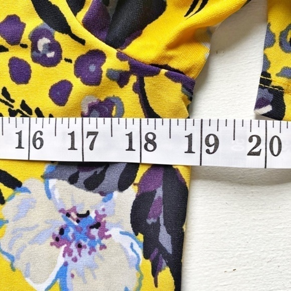 Alexandra + Oak Yellow Floral Midi Dress - Picture 9 of 11